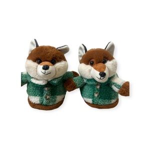 American Eagle Wolf Slippers Size M/L